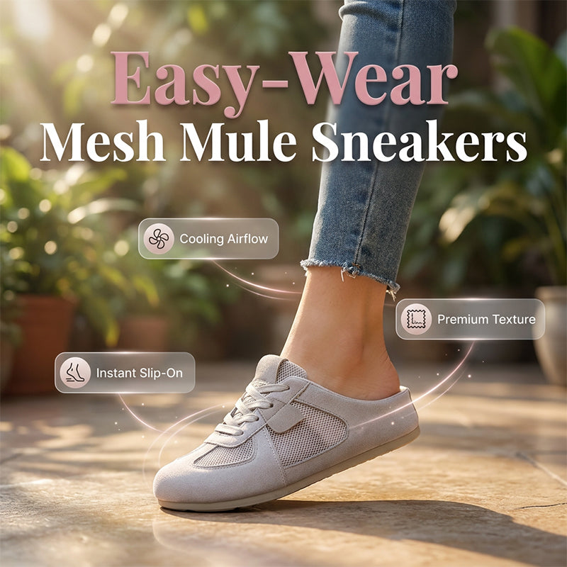 👟🌬️ 50% RABATT! Atmungsaktive Sneaker für Damen mit Mesh-Einsätzen – Leicht, bequem & perfekt für Sport, Alltag & Reisen ✨