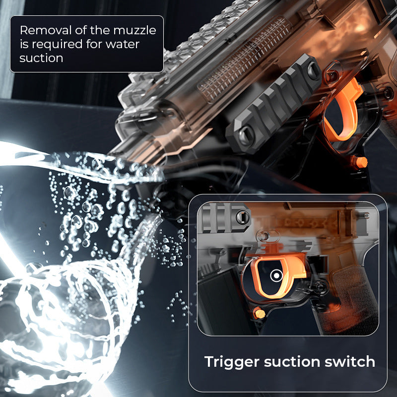 ⏰ 50 % RABATT – Nur für kurze Zeit ✨Elektrische Wasserpistole mit Akku 🔫💦 Automatischer Wasserspaß für den Sommer