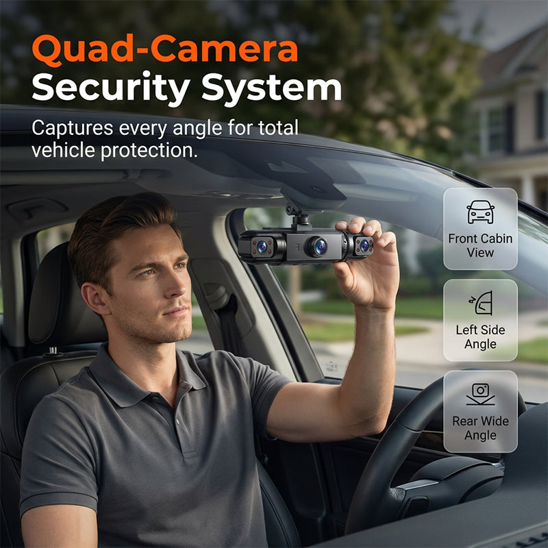 🚘🎥 50% RABATT! 360°-Dashcam mit 1080P HD-Aufnahme – Lückenlose Überwachung für Ihr Fahrzeug – Perfekt für sicheres Fahren & Parken ✨