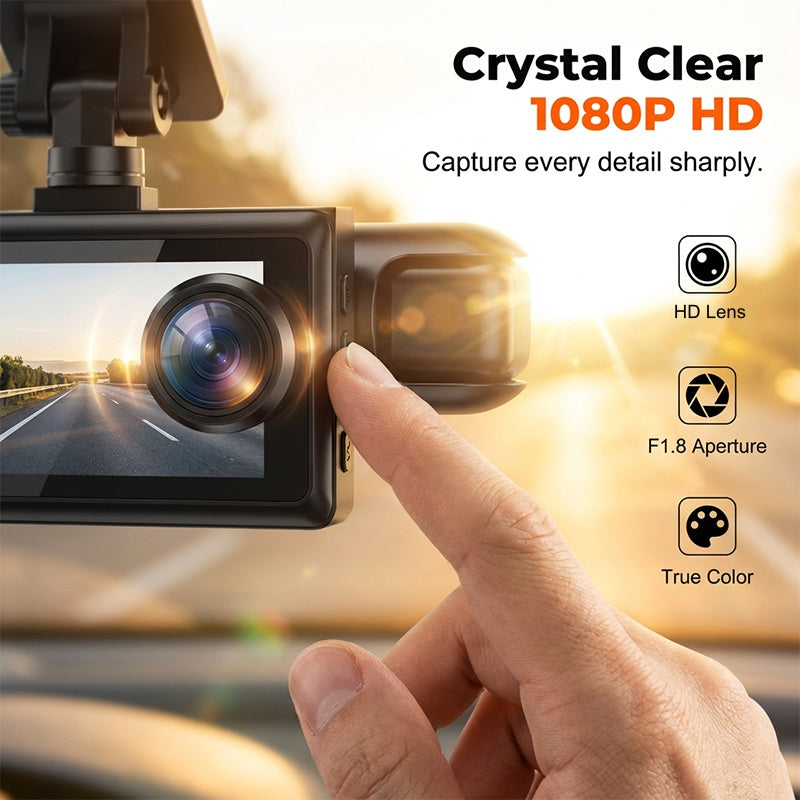🚘🎥 50% RABATT! 360°-Dashcam mit 1080P HD-Aufnahme – Lückenlose Überwachung für Ihr Fahrzeug – Perfekt für sicheres Fahren & Parken ✨