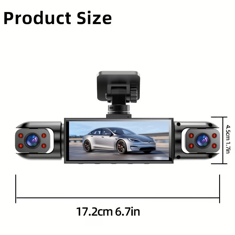 🚘🎥 50% RABATT! 360°-Dashcam mit 1080P HD-Aufnahme – Lückenlose Überwachung für Ihr Fahrzeug – Perfekt für sicheres Fahren & Parken ✨