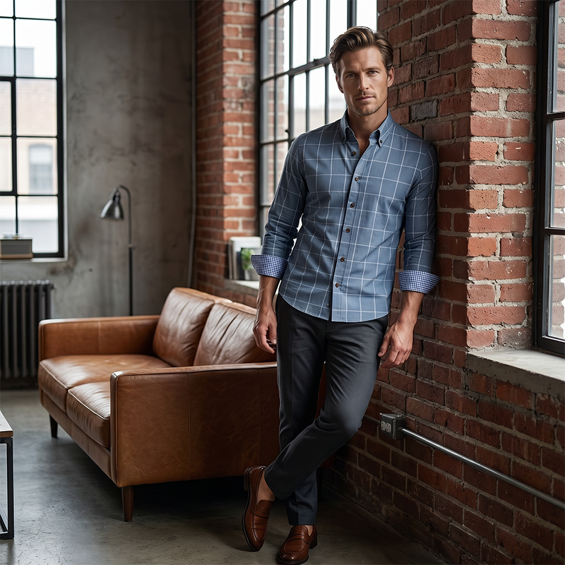 👔🎯 50% RABATT! Herren Karohemd Modern Fit – Lässig, stilvoll & vielseitig kombinierbar ✨