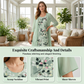 👗🌺 50% RABATT! Elegantes 2-teiliges Set aus Chiffonkleid und Strickjacke für Damen – Leicht, luftig & perfekt für festliche Anlässe & laue Sommerabende ✨