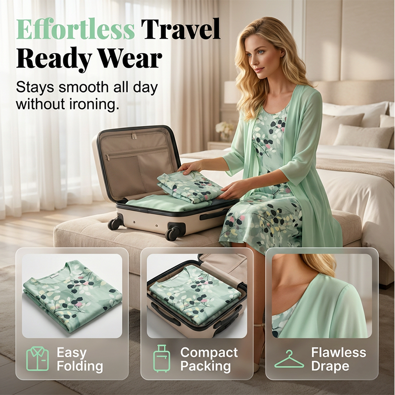 👗🌺 50% RABATT! Elegantes 2-teiliges Set aus Chiffonkleid und Strickjacke für Damen – Leicht, luftig & perfekt für festliche Anlässe & laue Sommerabende ✨