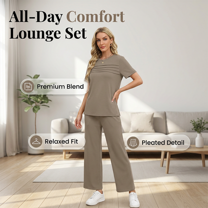 🛋️🌍 BESTSELLER IM NETZ! 2-teiliges Loungewear-Set für Damen – Weich, bequem & perfekt für entspannte Tage zu Hause ✨
