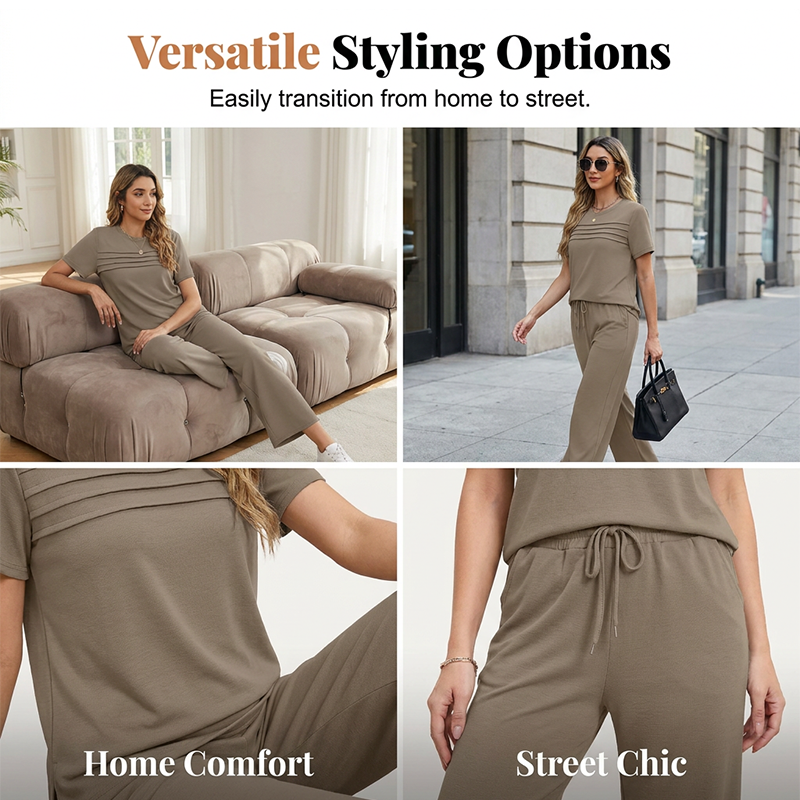 🛋️🌍 BESTSELLER IM NETZ! 2-teiliges Loungewear-Set für Damen – Weich, bequem & perfekt für entspannte Tage zu Hause ✨