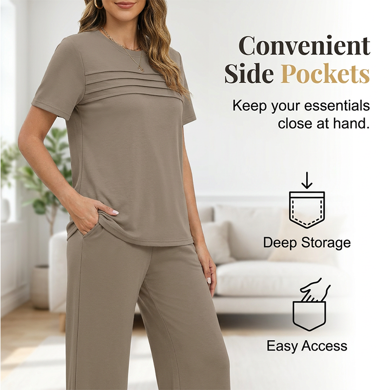 🛋️🌍 BESTSELLER IM NETZ! 2-teiliges Loungewear-Set für Damen – Weich, bequem & perfekt für entspannte Tage zu Hause ✨