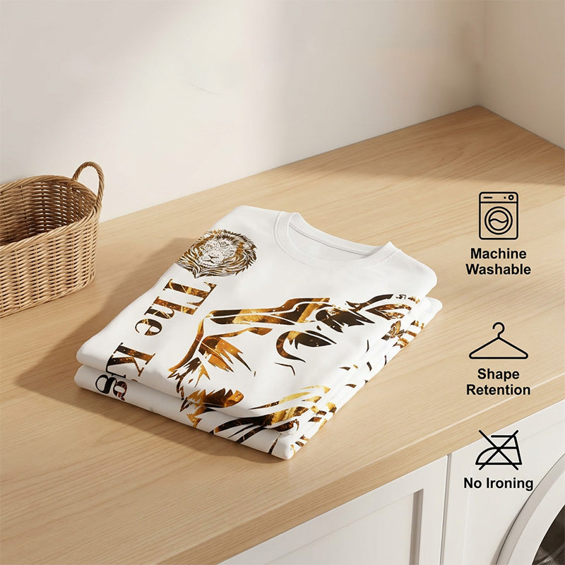 🦁☀️ MID-SEASON SALE: −50% NUR FÜR KURZE ZEIT! 2-teiliges Freizeit-Set für Herren – Mit Löwen-Print, bequemes Oberteil & Shorts, atmungsaktiv & vielseitig für Sommer & Alltag 🩳✨