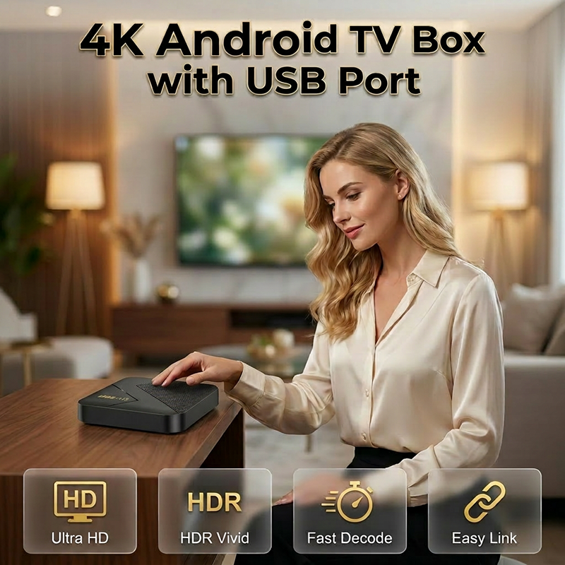 📺🚀 50% RABATT! Leistungsstarke TV-Box mit WLAN & Bluetooth – Verwandle jeden Fernseher in einen Smart TV ✨