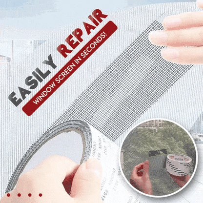 SOMMER HEISSER VERKAUF: BUY 2 GET 3 FREE! Fenster Fliegengitter Reparaturset – Einfach zu kleben, langlebig & perfekt für zerrissene Insektenschutzgitter 🦟