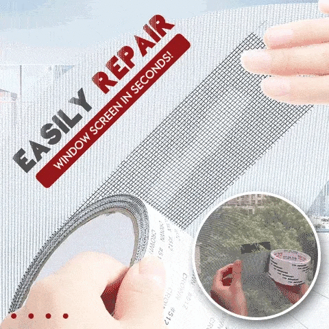 SOMMER HEISSER VERKAUF: BUY 2 GET 3 FREE! Fenster Fliegengitter Reparaturset – Einfach zu kleben, langlebig & perfekt für zerrissene Insektenschutzgitter 🦟