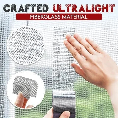 SOMMER HEISSER VERKAUF: BUY 2 GET 3 FREE! Fenster Fliegengitter Reparaturset – Einfach zu kleben, langlebig & perfekt für zerrissene Insektenschutzgitter 🦟
