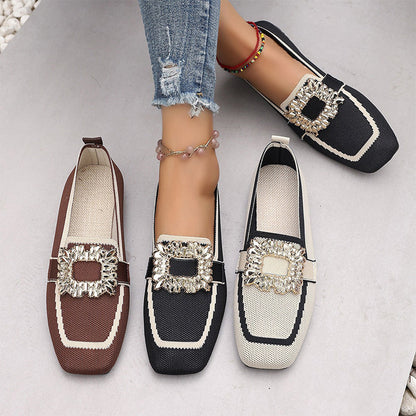 👞🌿 50% RABATT! Atmungsaktive Loafer mit eckiger Zehenpartie – Bequem & vielseitig – Perfekt für Büro, Freizeit oder Reisen – Leichte Sohle & strapazierfähiges Material 🥿
