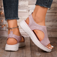 👡🌺 50% RABATT! Damen-Sandalen mit Strasssteinen und Plateausohle – Funkelnd, feminin & perfekt für Sommer, Partys & besondere Anlässe ✨
