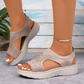 👡🌺 50% RABATT! Damen-Sandalen mit Strasssteinen und Plateausohle – Funkelnd, feminin & perfekt für Sommer, Partys & besondere Anlässe ✨