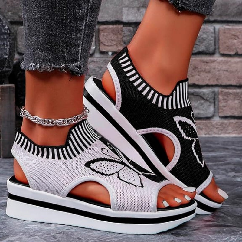 👡🌿 50% RABATT! Damen Casual Peep-Toe Platform Sandalen – Bequemer Plateauabsatz, luftiges Design & perfekt für Strand, Urlaub & Alltag ☀️