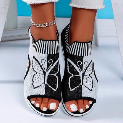 👡🌿 50% RABATT! Damen Casual Peep-Toe Platform Sandalen – Bequemer Plateauabsatz, luftiges Design & perfekt für Strand, Urlaub & Alltag ☀️