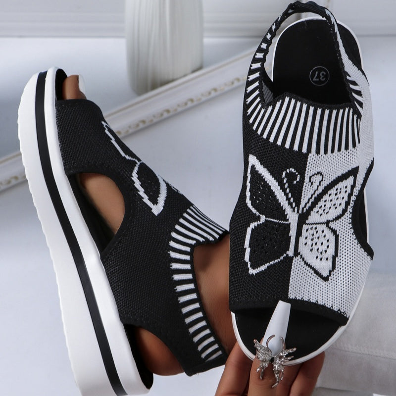 👡🌿 50% RABATT! Damen Casual Peep-Toe Platform Sandalen – Bequemer Plateauabsatz, luftiges Design & perfekt für Strand, Urlaub & Alltag ☀️