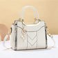 👜 NUR FÜR KURZE ZEIT: 50 % RABATT! ✨ Damen-Handtasche mit V-Naht – goldene Beschläge, mehrere Fächer, Tragegriff 🌸