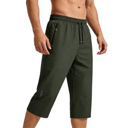 🏃‍♂️📢 MID-SEASON SALE: −50% NUR FÜR KURZE ZEIT! 3/4-Jogginghose für Herren – Schnelltrocknend, elastischer Bund, Reißverschlusstaschen, Leichtgewicht ✨