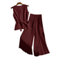 👗🌸 Damen 2-teiliges Set – ärmelloses Top & Hose – 50% RABATT! Perfekt aufeinander abgestimmt, luftig, vielseitig – für jeden Anlass. 🔥✨
