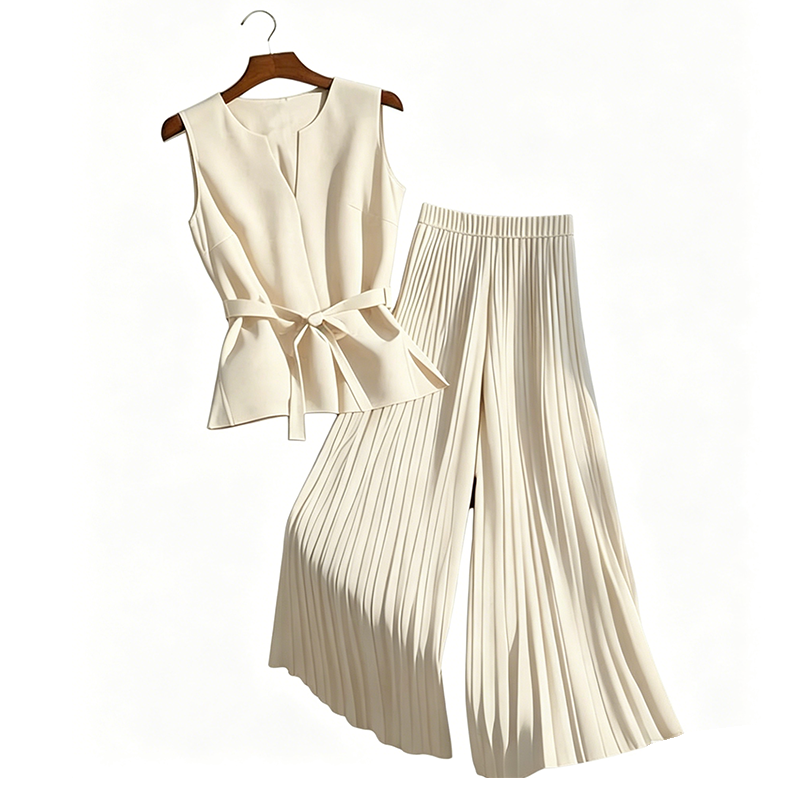 👗🌸 Damen 2-teiliges Set – ärmelloses Top & Hose – 50% RABATT! Perfekt aufeinander abgestimmt, luftig, vielseitig – für jeden Anlass. 🔥✨