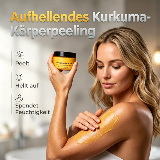 🥳 HEISSER SALE 2026 – 50% RABATT! 💞 70.000+ VERKAUFT ! Turmeric Exfoliating Body Scrub