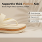 👡☀️ 50% RABATT! Damen-Plateau-Zehenstegsandalen mit gewebten Riemen – Bequem, luftig & perfekt für Strand, Alltag & Reisen ✨