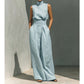 👗 2-teiliges Set für Damen – ärmelloses Top & weite Hose, minimalistisch, elegant & vielseitig für Alltag, Büro & besondere Anlässe 🌸