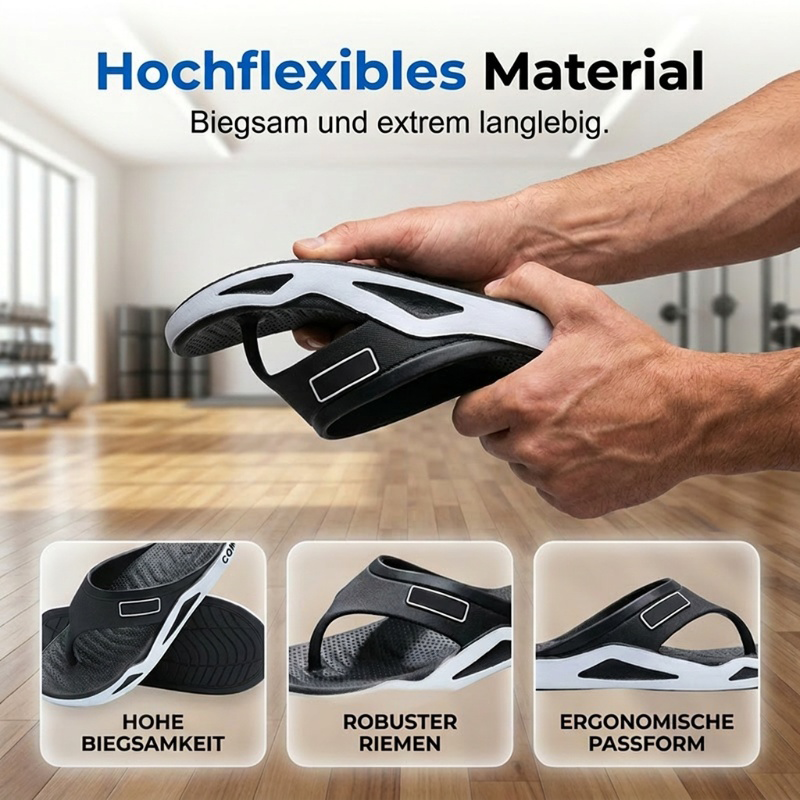 👡🌞 50% RABATT! Herren lässige rutschfeste Flip-Flops – Bequem, leicht & perfekt für Strand, Pool & Alltag 🏖️
