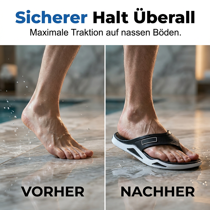👡🌞 50% RABATT! Herren lässige rutschfeste Flip-Flops – Bequem, leicht & perfekt für Strand, Pool & Alltag 🏖️