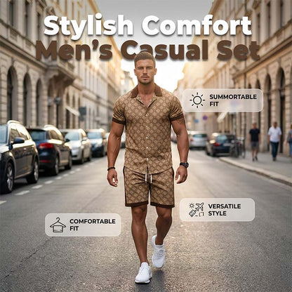 👔📢 50% RABATT! Herren Casual Zweiteiler-Set im Old Money Stil – Elegant, bequem & vielseitig für Freizeit & Reisen ✨