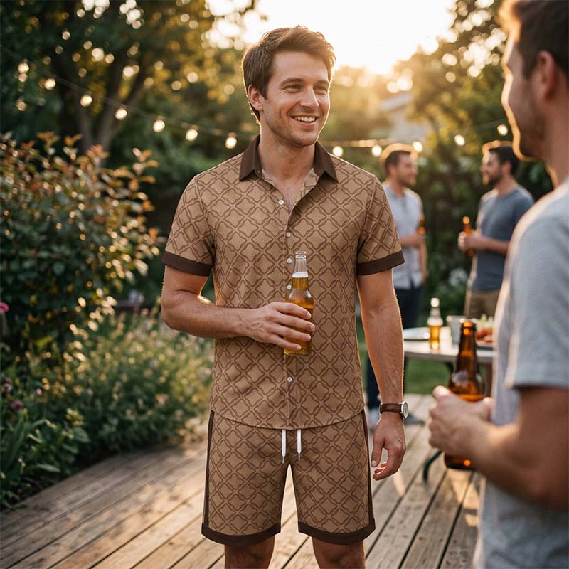 👔📢 50% RABATT! Herren Casual Zweiteiler-Set im Old Money Stil – Elegant, bequem & vielseitig für Freizeit & Reisen ✨