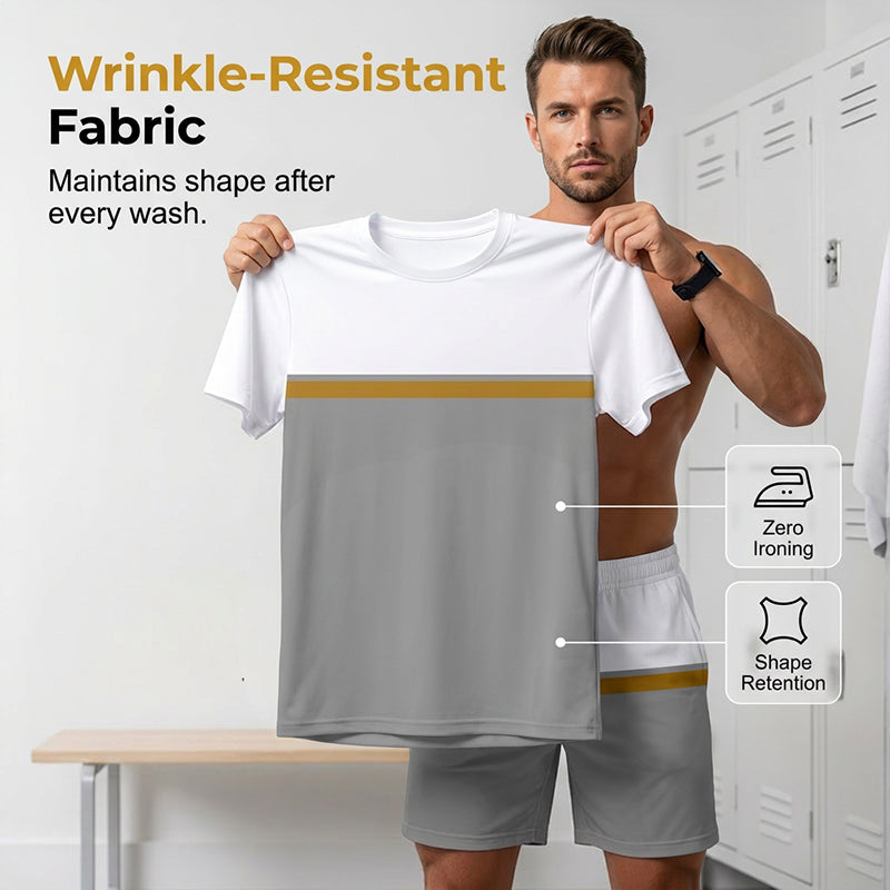 🛍️🏃 50% RABATT! Leichtes Freizeit-Outfit für Herren – Schnelltrocknend & elastisch, ideal für Fitness, Laufen & entspannte Tage 💨