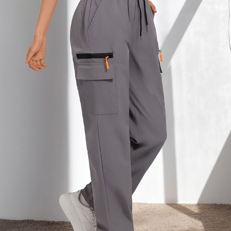 👖✨ 50% RABATT! Schnelltrocknende Damen Sporthose – Leicht, luftig & mit praktischen Taschen 🏃‍♀️