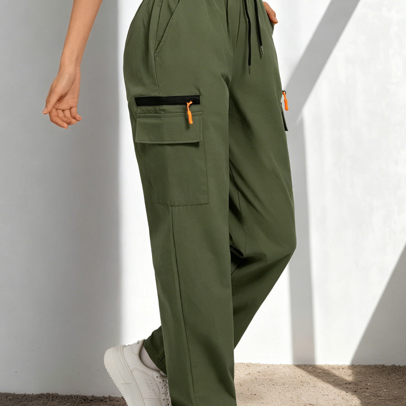👖✨ 50% RABATT! Schnelltrocknende Damen Sporthose – Leicht, luftig & mit praktischen Taschen 🏃‍♀️