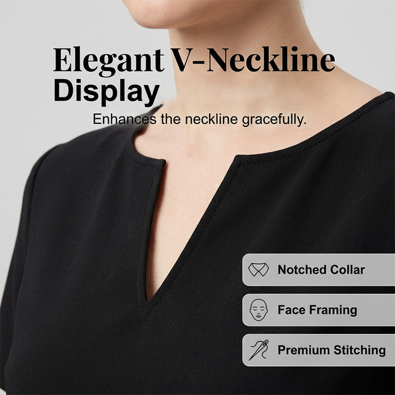Women's Casual V-Neck Loose Dress