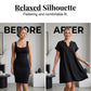Women's Casual V-Neck Loose Dress