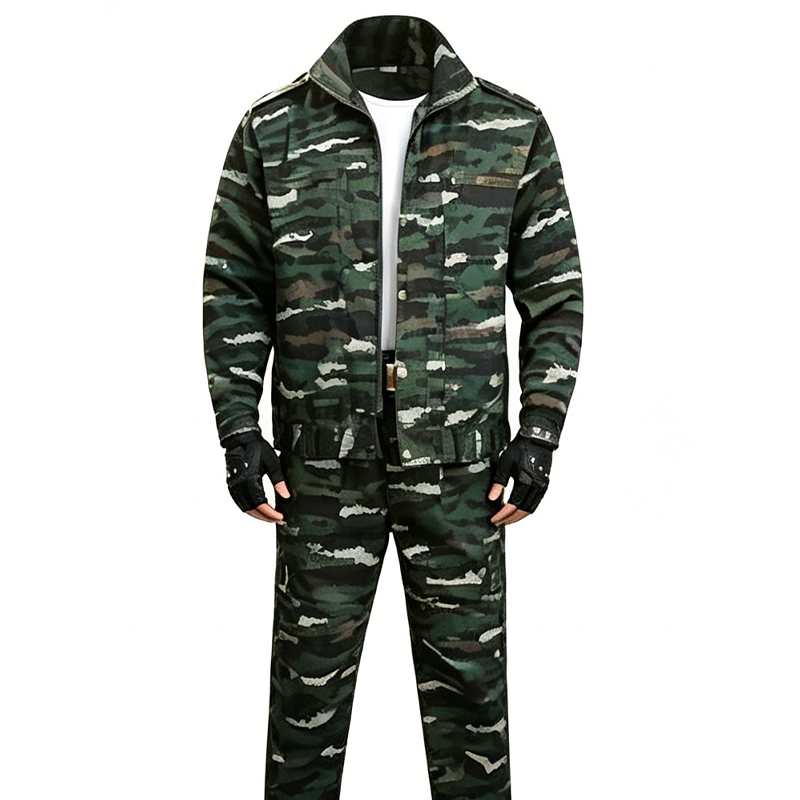 🧥👖 50% RABATT! Robustes Camouflage-Set aus Jacke und Hose für Herren – Strapazierfähig, bequem & perfekt für Outdoor, Jagd & Freizeit 🌲