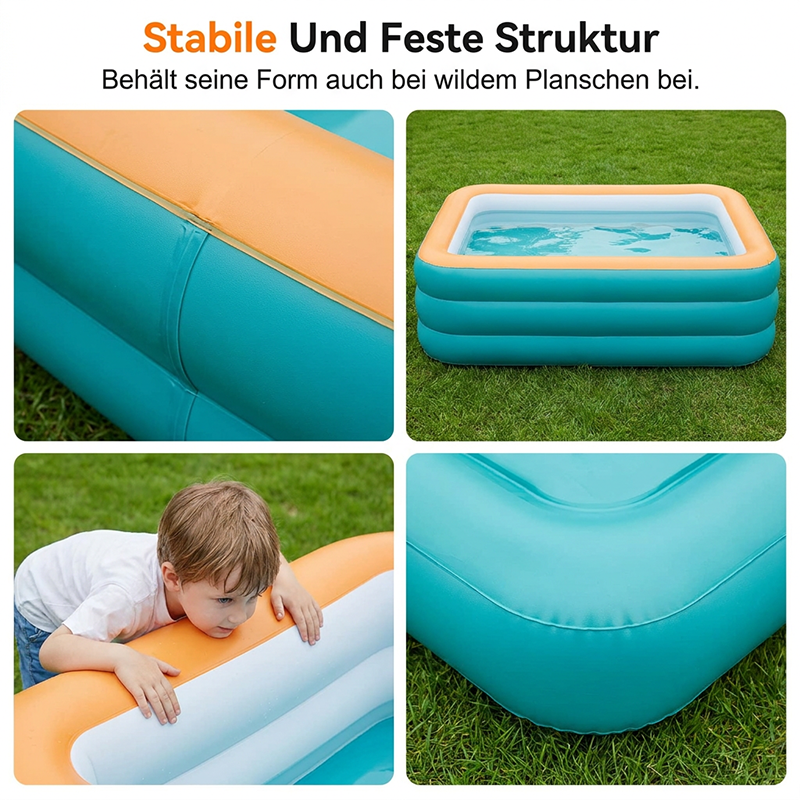 🏊‍♂️☀️ 50% RABATT! Aufblasbarer Kinderpool aus verdicktem PVC – Sicher, robust & perfekt für sommerlichen Wasserspaß im Garten 🌊