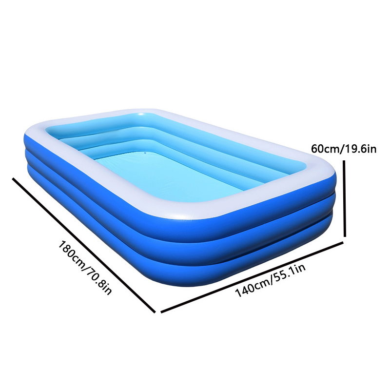 🏊‍♂️☀️ 50% RABATT! Aufblasbarer Kinderpool aus verdicktem PVC – Sicher, robust & perfekt für sommerlichen Wasserspaß im Garten 🌊