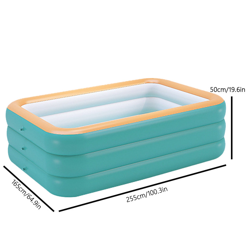 🏊‍♂️☀️ 50% RABATT! Aufblasbarer Kinderpool aus verdicktem PVC – Sicher, robust & perfekt für sommerlichen Wasserspaß im Garten 🌊