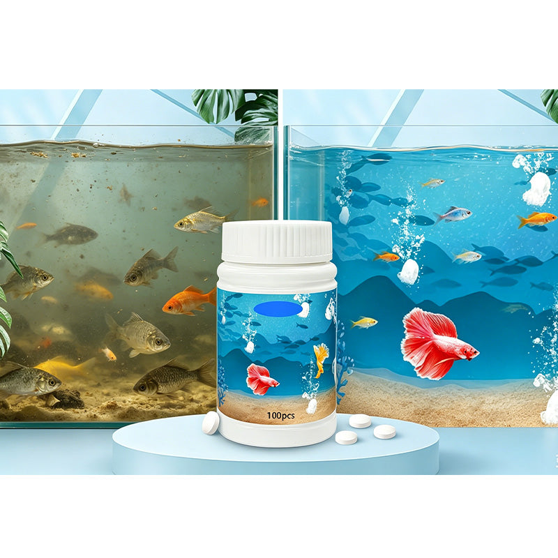 🐟💎 50% RABATT! Kristallklare Aquarium-Reinigungstabletten – Für sauberes, gesundes Wasser & glasklare Sicht 🌊✨