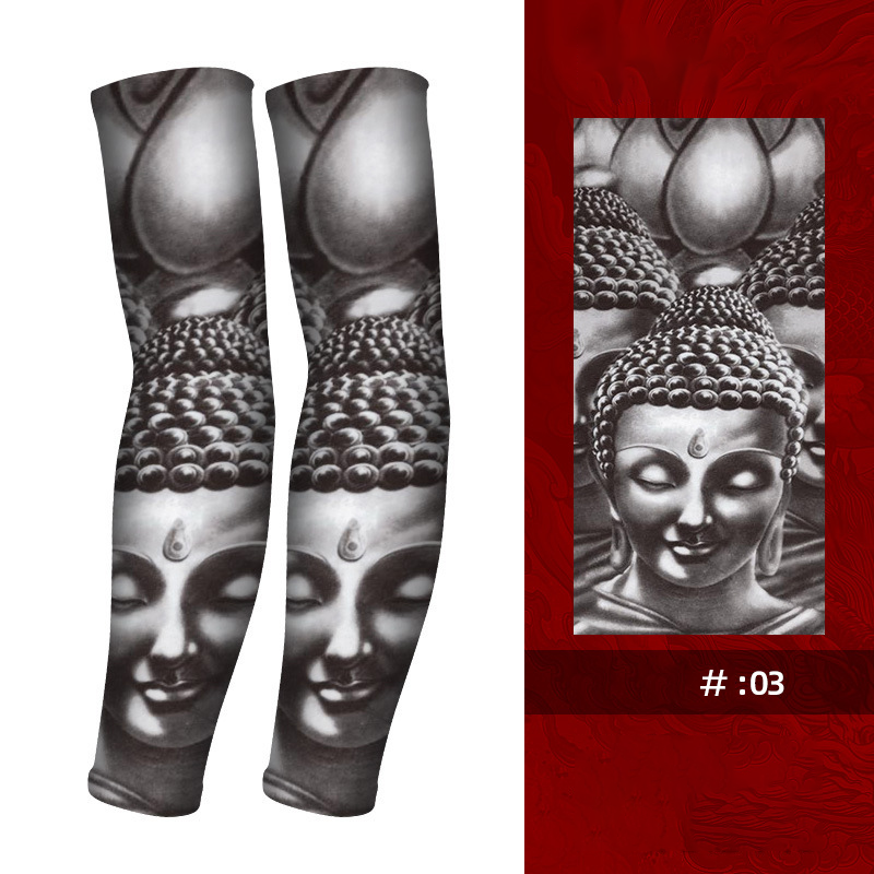 ☀️💪 50% RABATT! Kühlende atmungsaktive Sonnenschutz-Armstulpen mit Tattoo-Effekt – UV-Schutz & stylischer Look für Outdoor, Sport & Reisen ✨
