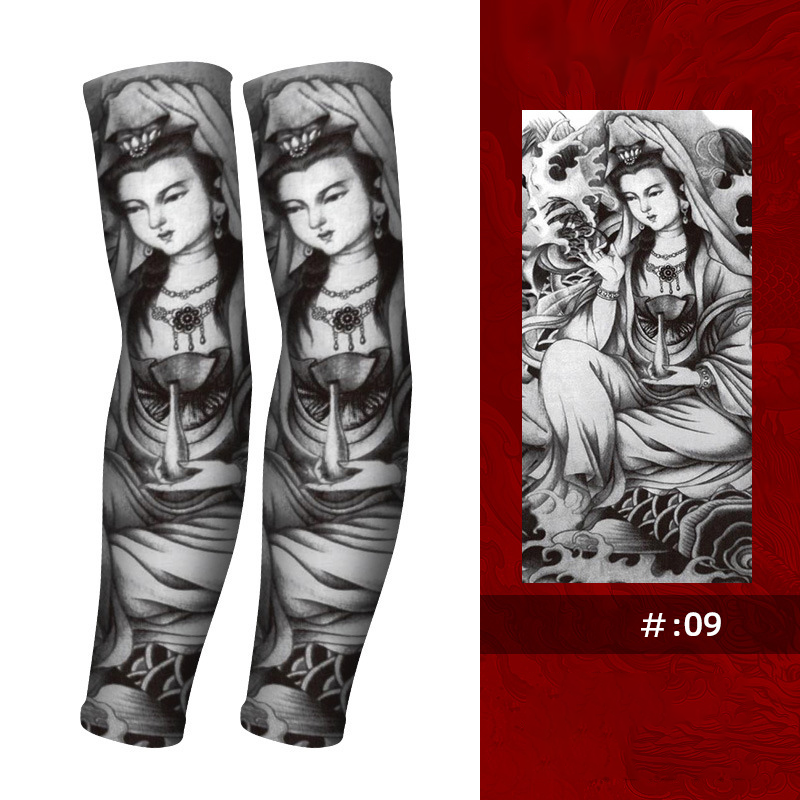 ☀️💪 50% RABATT! Kühlende atmungsaktive Sonnenschutz-Armstulpen mit Tattoo-Effekt – UV-Schutz & stylischer Look für Outdoor, Sport & Reisen ✨