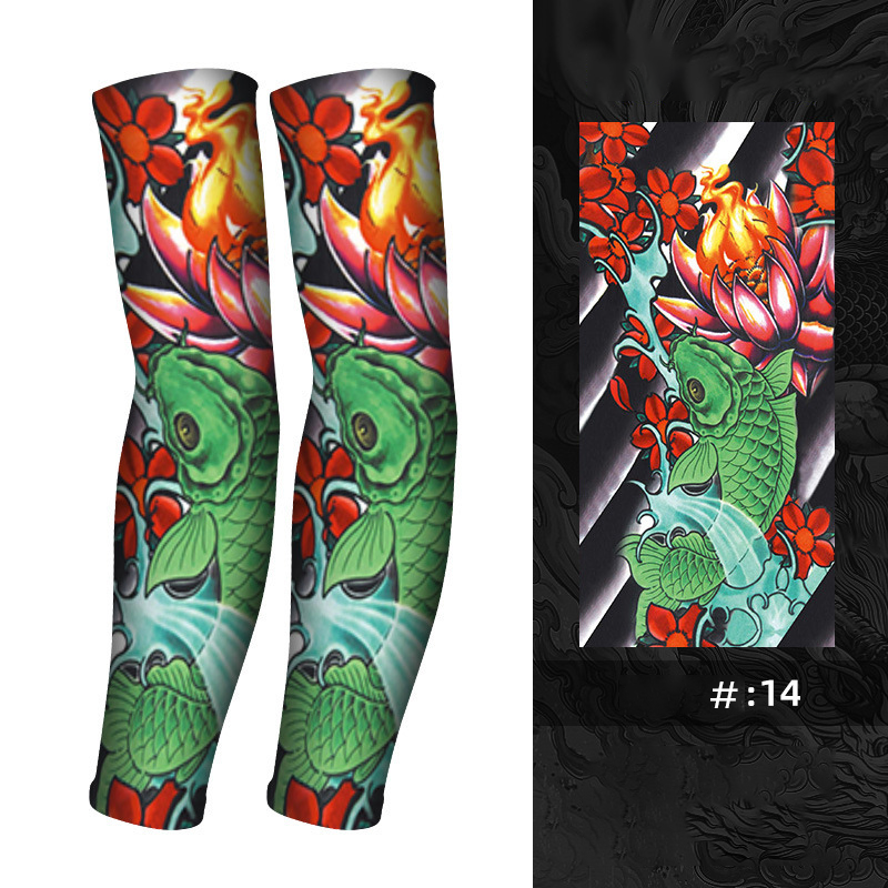☀️💪 50% RABATT! Kühlende atmungsaktive Sonnenschutz-Armstulpen mit Tattoo-Effekt – UV-Schutz & stylischer Look für Outdoor, Sport & Reisen ✨
