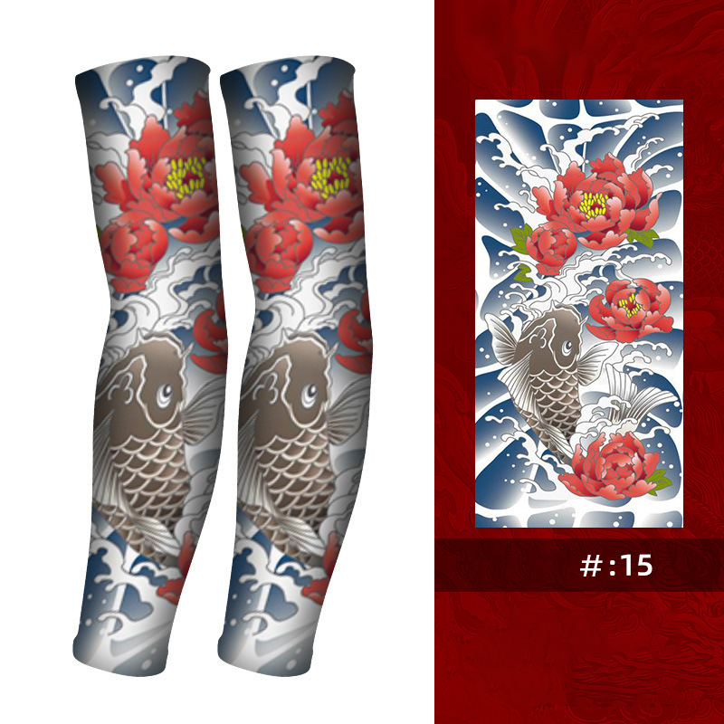☀️💪 50% RABATT! Kühlende atmungsaktive Sonnenschutz-Armstulpen mit Tattoo-Effekt – UV-Schutz & stylischer Look für Outdoor, Sport & Reisen ✨