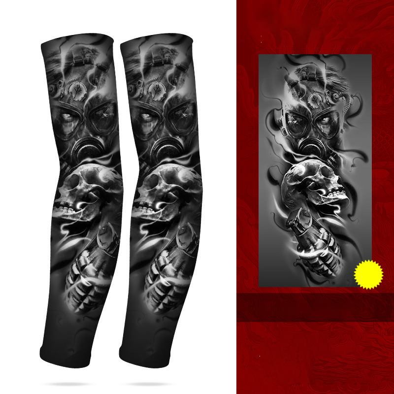 ☀️💪 50% RABATT! Kühlende atmungsaktive Sonnenschutz-Armstulpen mit Tattoo-Effekt – UV-Schutz & stylischer Look für Outdoor, Sport & Reisen ✨
