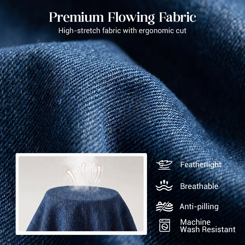 👗☀️ 50% RABATT! Sommer-Casual-Jeanskleid für Damen – Lässig, leicht & perfekt für warme Tage, Strand & Freizeit ✨