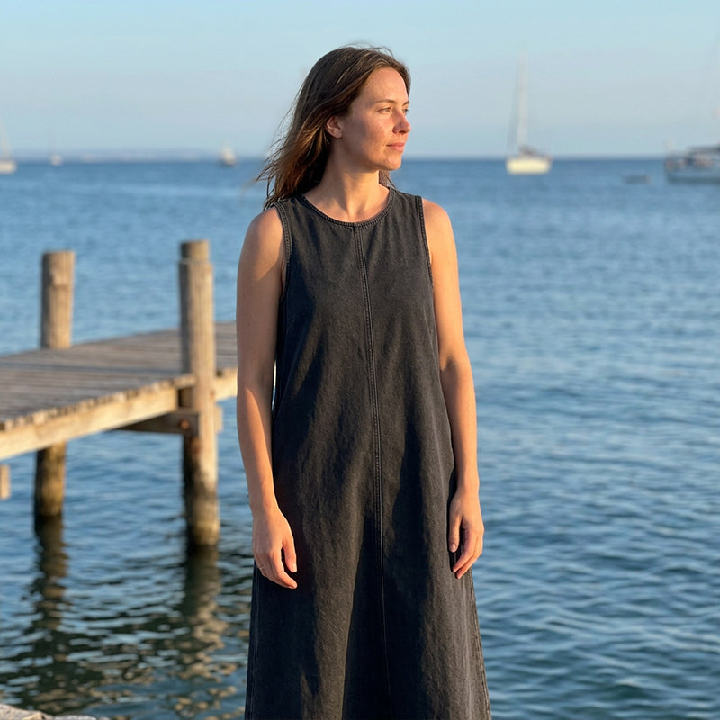 👗☀️ 50% RABATT! Sommer-Casual-Jeanskleid für Damen – Lässig, leicht & perfekt für warme Tage, Strand & Freizeit ✨